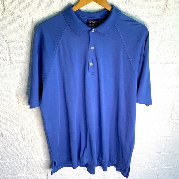 Bobby Jones Other - Bobby Jones Players Blue Polo Cotton Shirt sz L